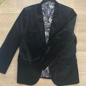 Bleach velvet blazer Harry Brown London